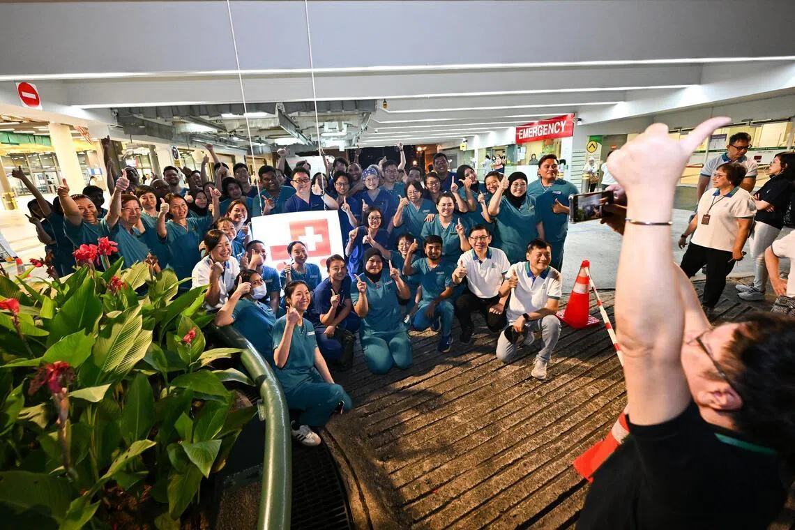 SGH’s emergency department marks relocation with early-morning walk