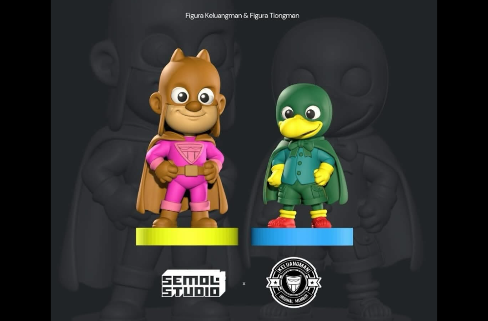 ‘Kecil-kecil’ but mighty meaningful — ‘Ujang’ and ‘Keluang Man’ return as art toys for the kids who grew up with them