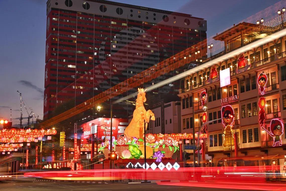 Chinatown gallops into Year of the Horse with street light-up