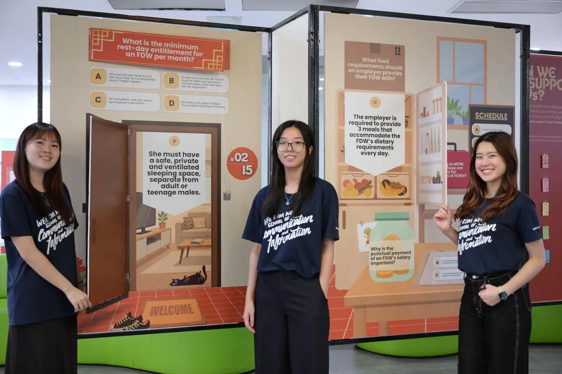 Behind closed doors: Exhibition highlights struggles of foreign domestic workers in Singapore