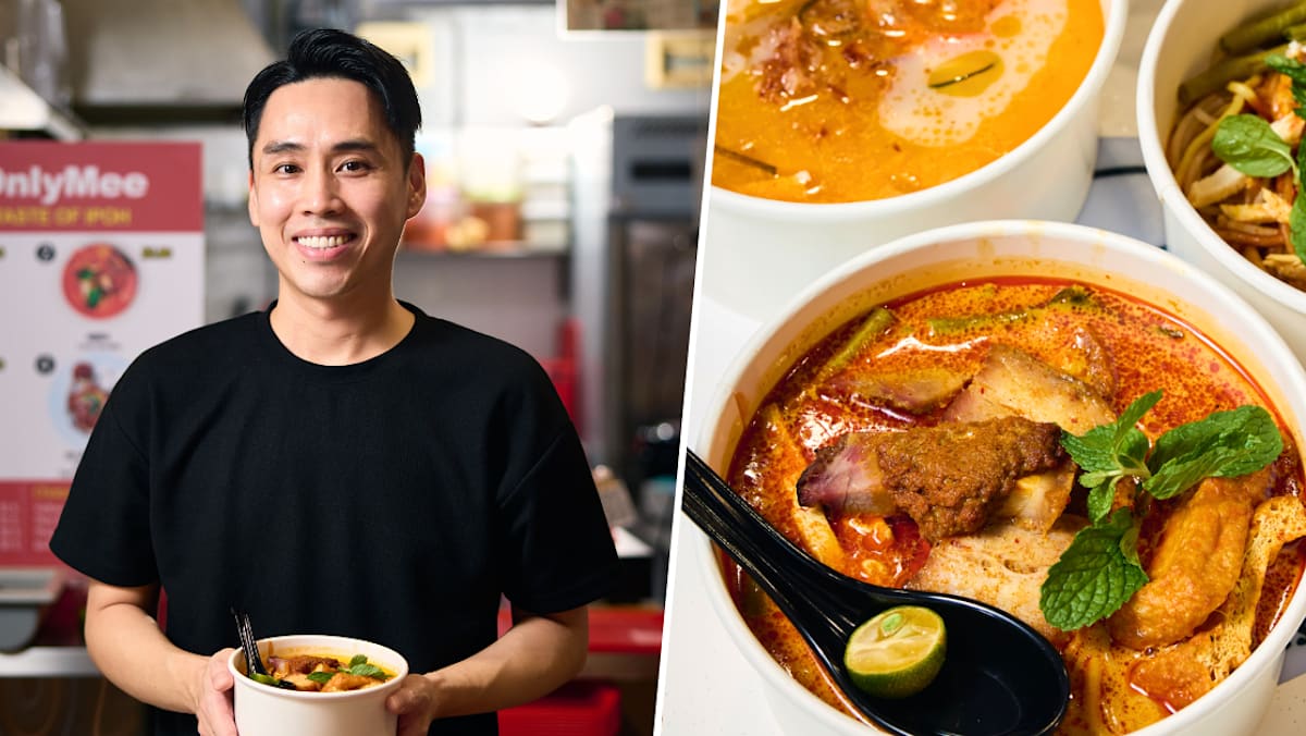 Retrenched Jetstar Asia Air Steward Turns Hawker, Sells Tasty Ipoh Curry Mee At Quiet Ubi Kopitiam