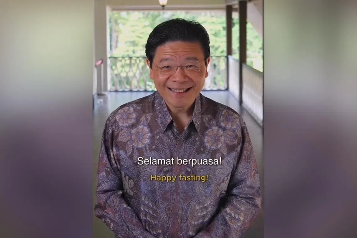 PM Wong extends ‘warmest wishes’ to Singaporean Muslims ahead of Ramadan fasting month