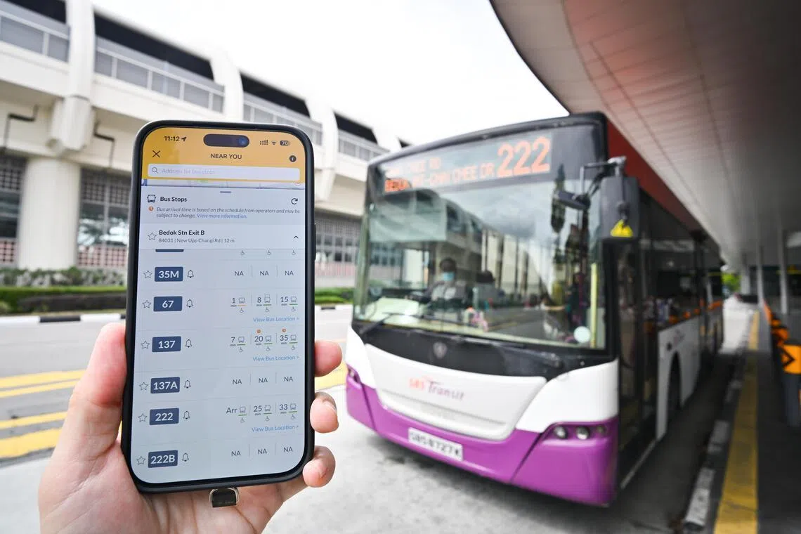Over 90% of bus arrival time system restored; LTA starts upgrade of fare, bus management systems