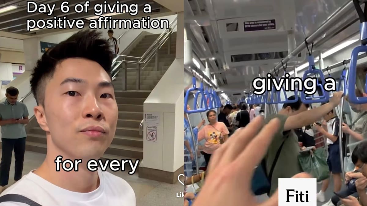 Man Reads Uplifting Messages To People On Streets Of S’pore; Gets Mostly Blank Stares In Return