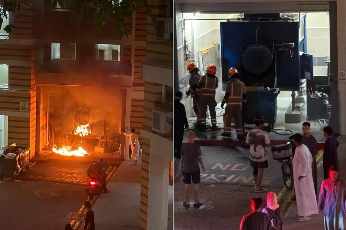 Hari Raya visiting put on hold as family members help extinguish fire at Pasir Ris HDB block