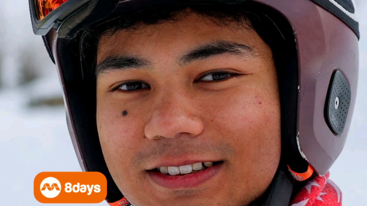 Singapore's first Olympic skiier, Faiz Basha, is kind of a
