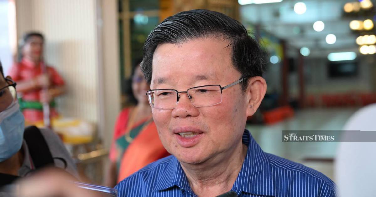 Strong cooperation between PH, component parties basis of Penang’s unity govt – Chow