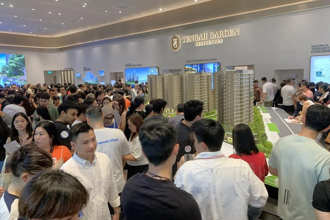 Tengah’s first private condo nearly sold out at launch weekend