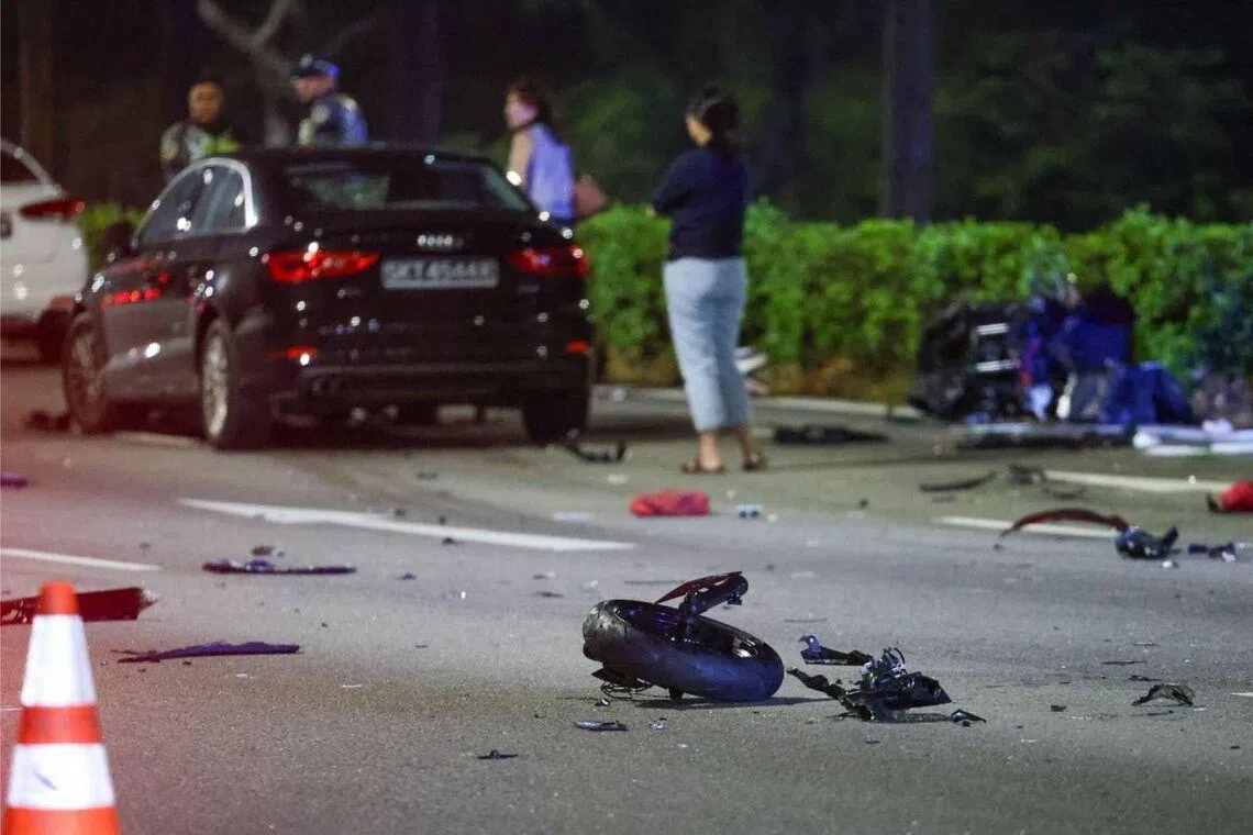 Man dies, woman taken to hospital after multi-vehicle accident on AYE