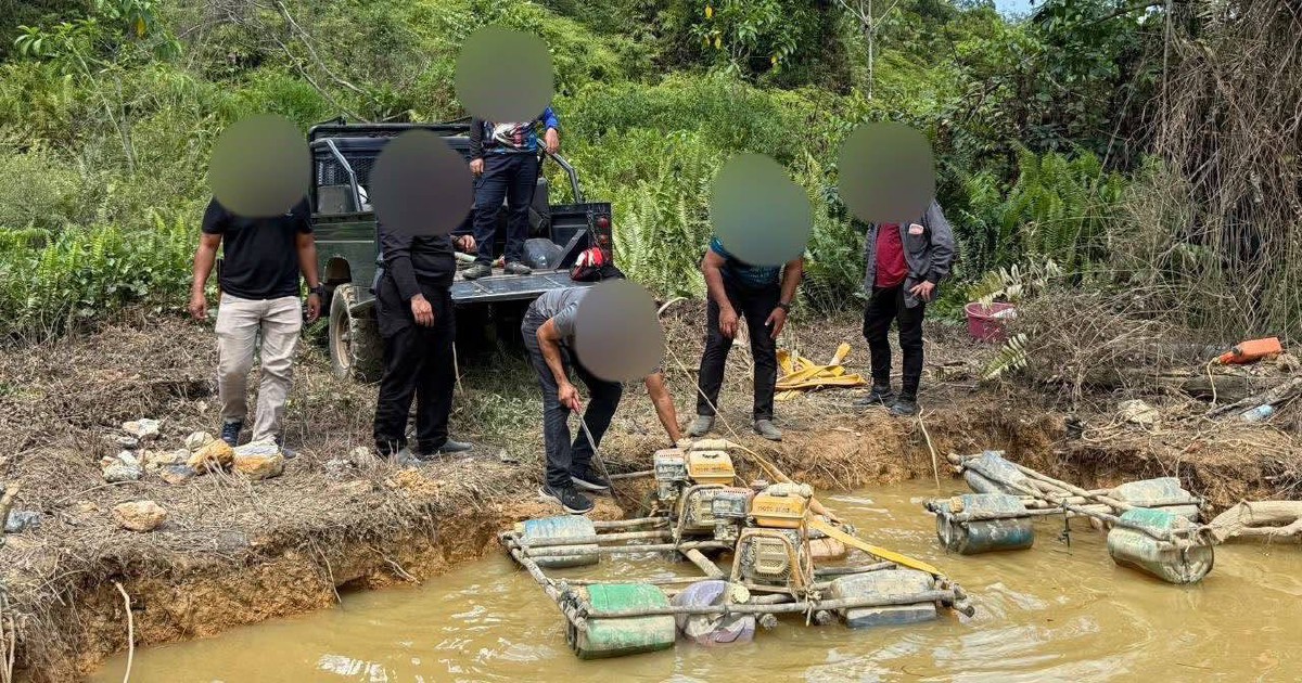 Police seize mining tools in operation against illegal gold mining in Jeli