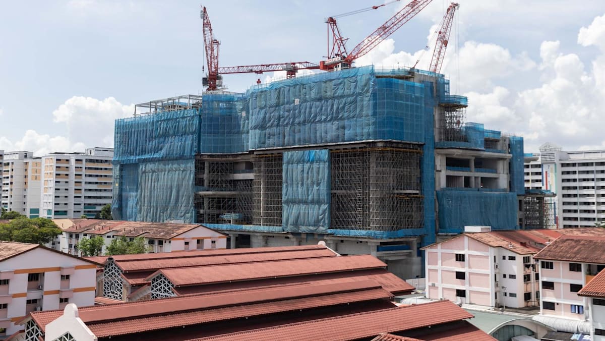New Yishun community hub reaches construction milestone, set for 2027 completion