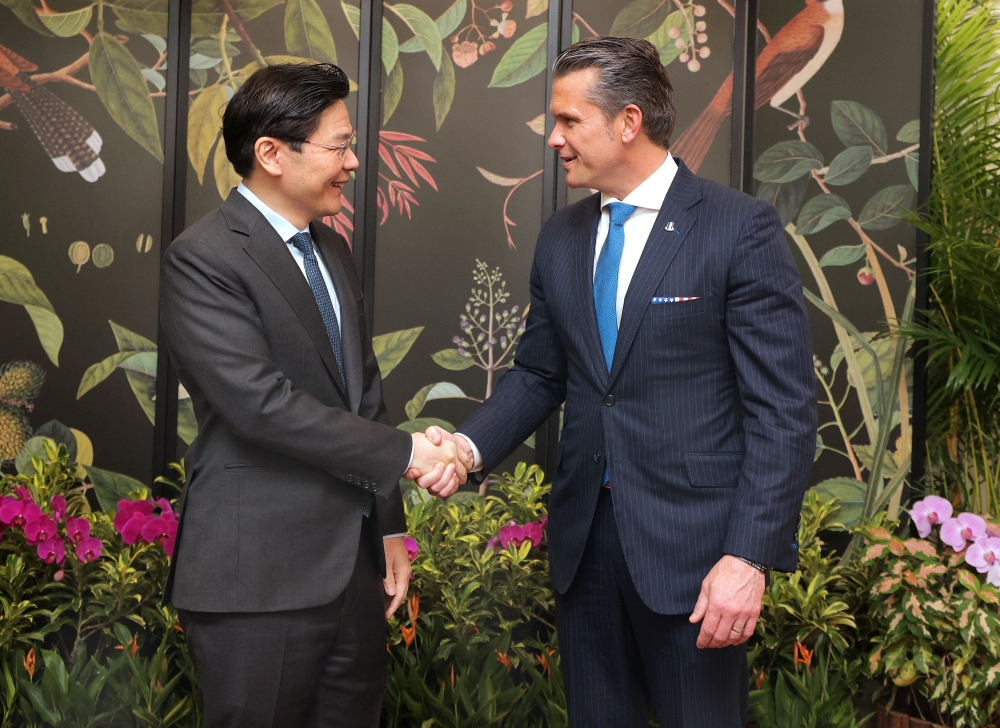 Singapore, US reaffirm defence ties as Hegseth meets PM Wong at Shangri-La Dialogue