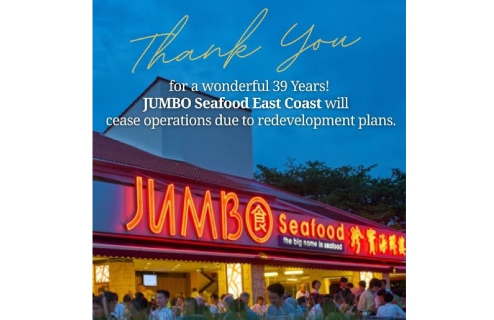 Singapore’s East Coast Seafood Centre to shut as Jumbo Seafood and Long Beach make way for East Coast Park revamp