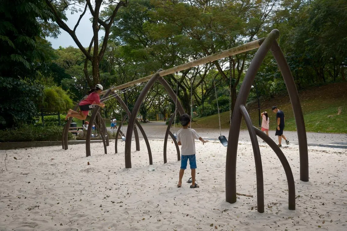Why Singapore wants children to play with sand and swings again