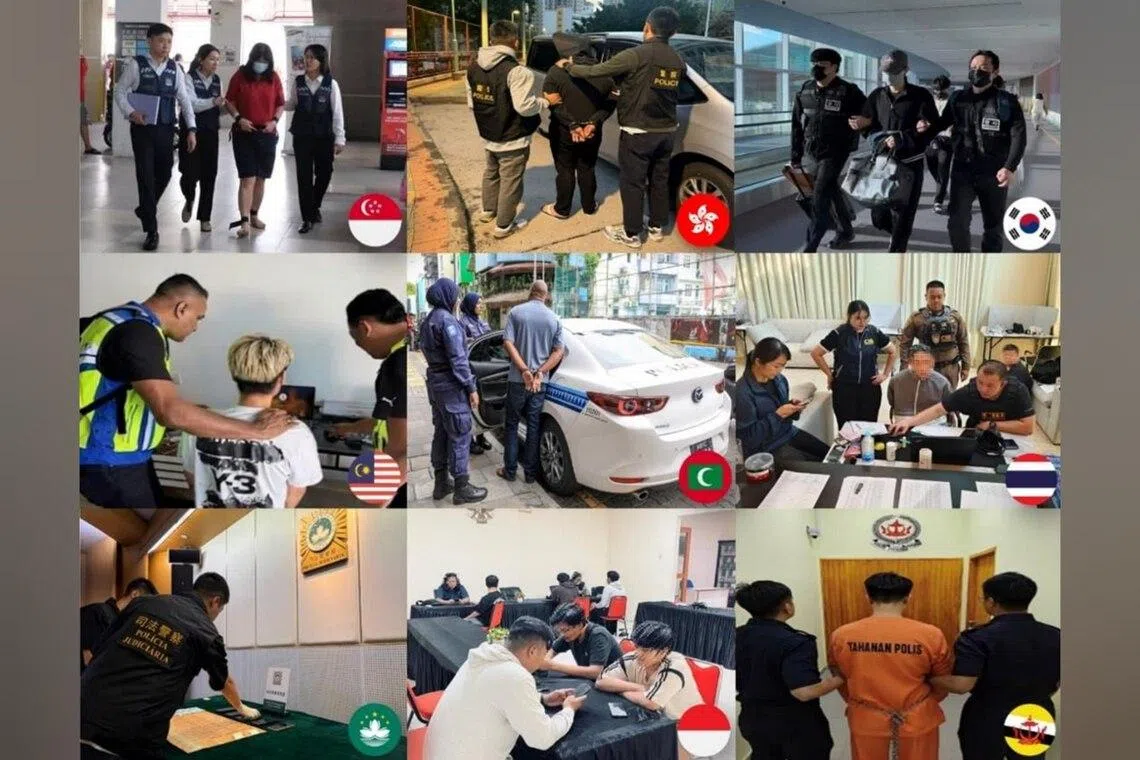 More than 130 arrested in S’pore in transnational scam crackdown linked to 3m in losses
