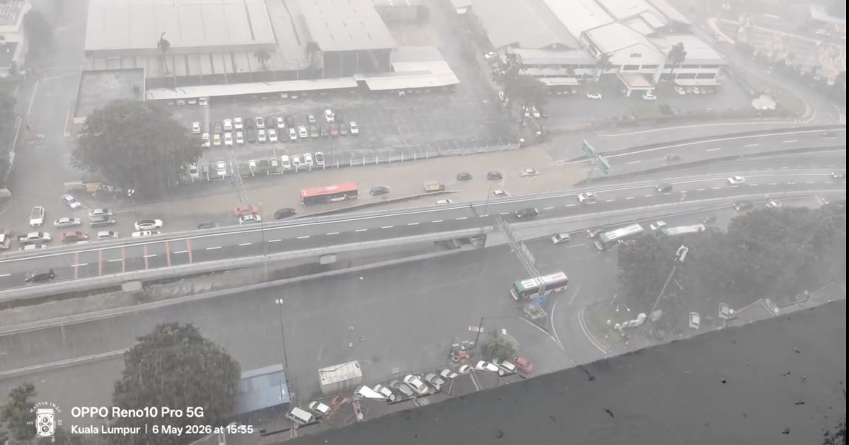NPE’s Kuchai Link closed as heavy rain triggers flash floods, traffic gridlock reported