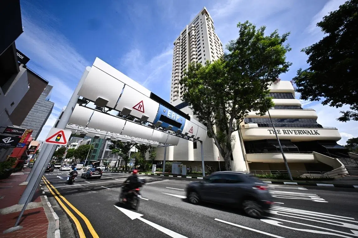 Discounted ERP rates in Singapore during June school holidays