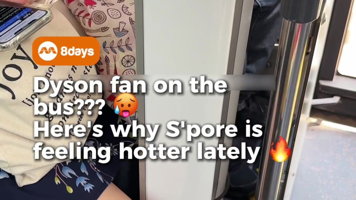 Is Singapore getting hotter recently? A video of a woman