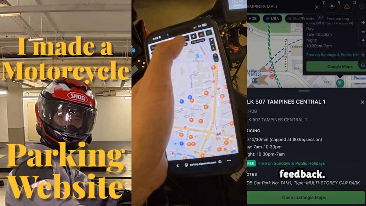 Real-Time Motorcycle Parking Map By Singapore Engineer Goes Viral; And It Could Expand To M’sia Soon