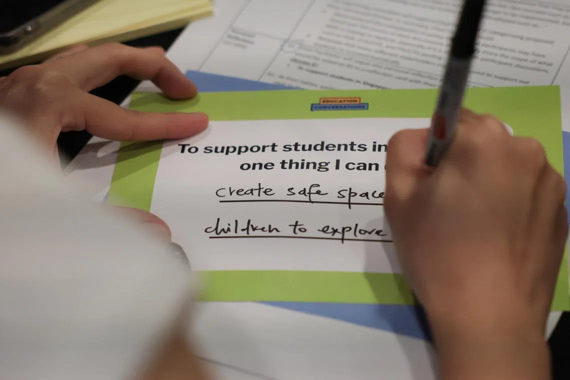 How to move past fixation on grades? Big questions raised at MOE engagement session