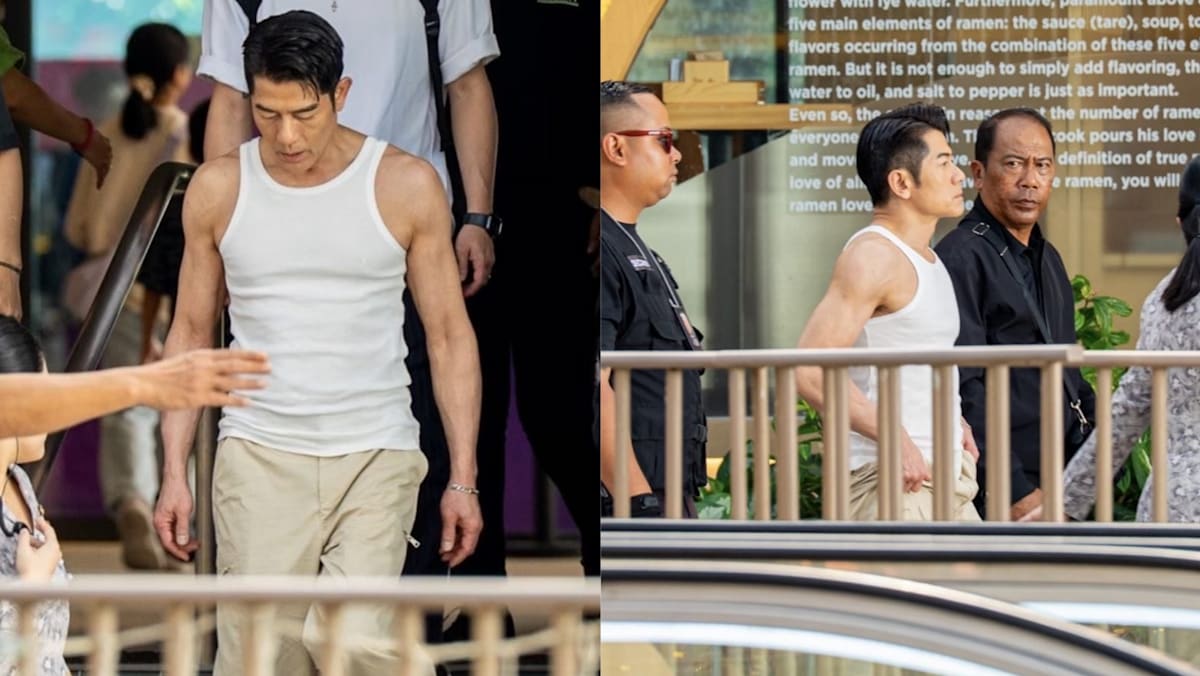 Aaron Kwok in Singapore: Hong Kong star spotted in Sentosa, Dempsey Hill, Changi Airport
