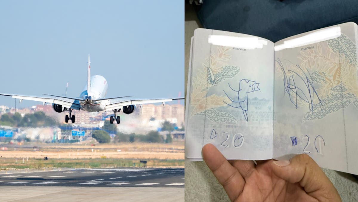Woman Has To Reschedule Her Flight After Her Son, 3, Draws On Her Passport On The Day Of Travel