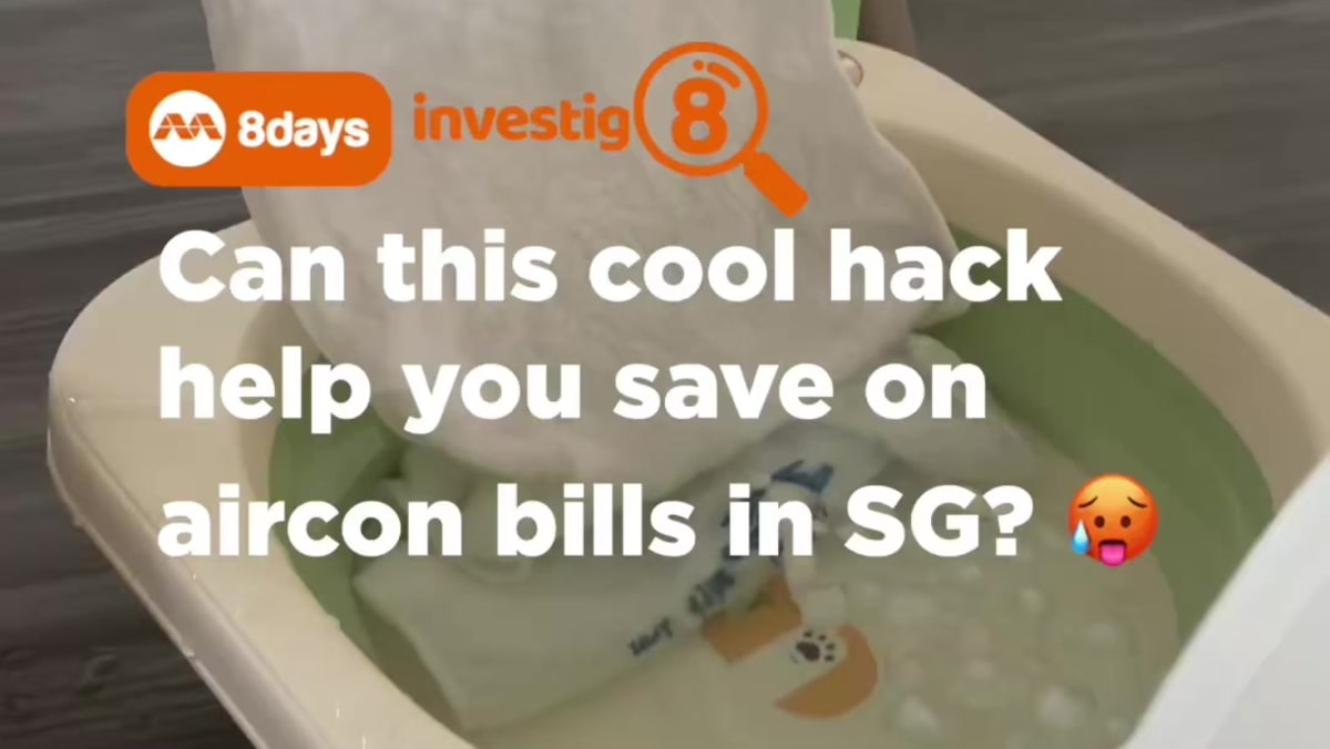 Can a towel, ladder and bucket really replace aircon in