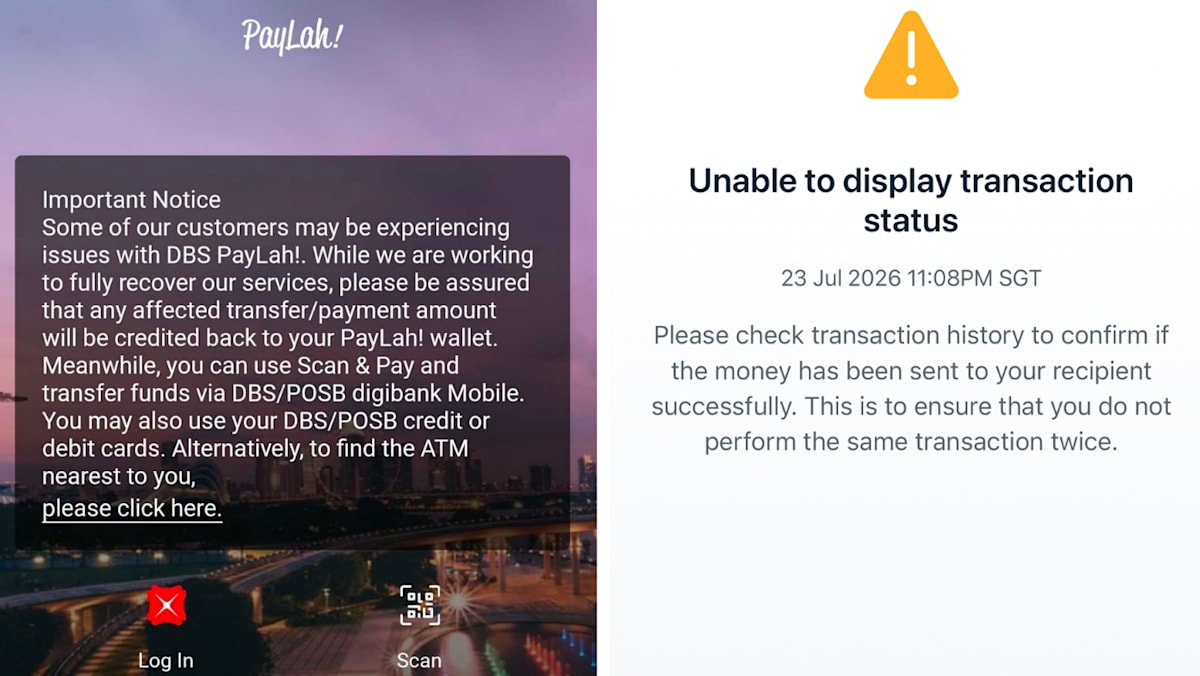 DBS PayLah! hit by service disruption, bank says affected transactions will be refunded