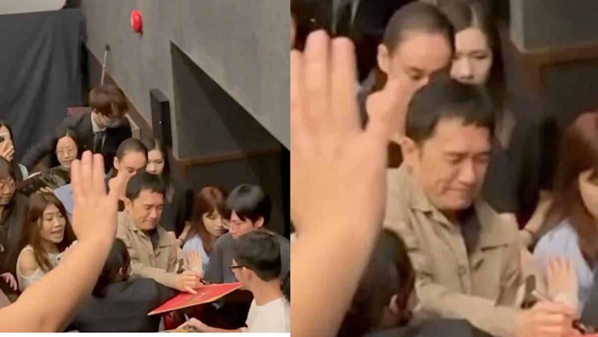 Tony Leung Startled After Fans Mob Him Following Film Screening