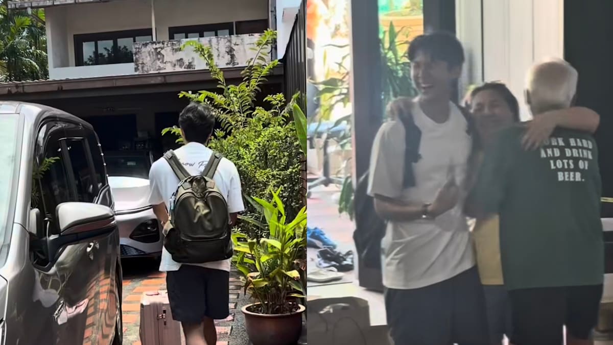 Star Search’s Cai Cheng Jun Flew Home From Taiwan To Surprise His Family But Fans Got Distracted By His House Instead