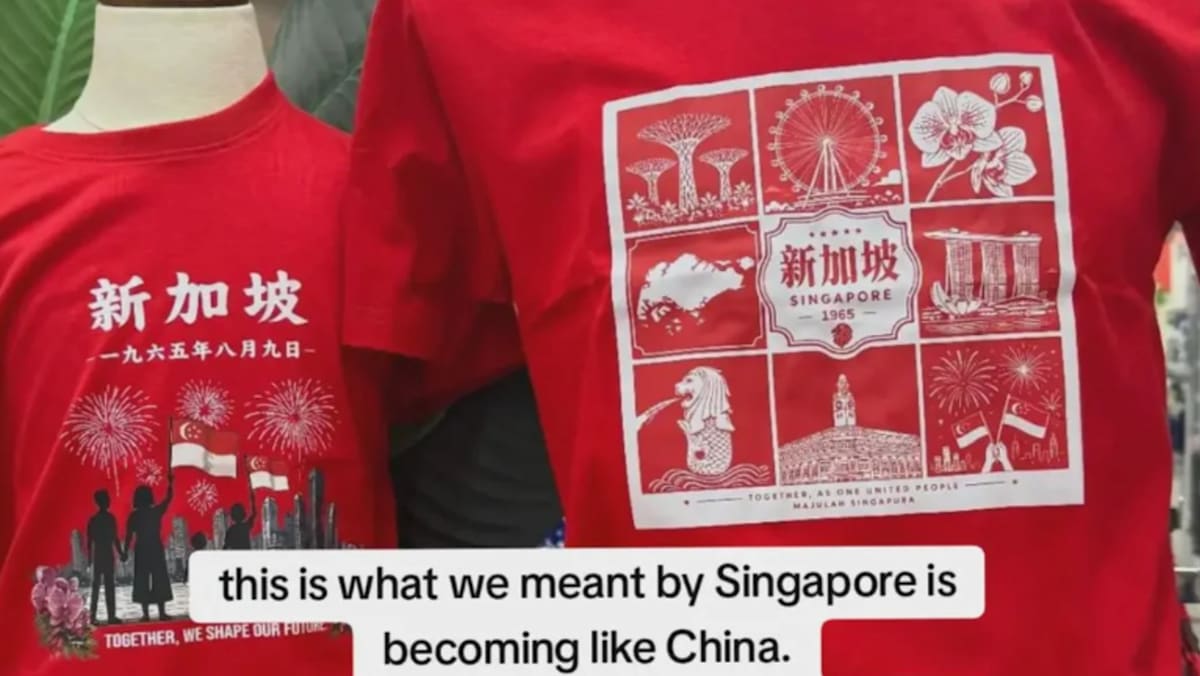 “Words Are In English And Chinese Only”: National Day T-Shirts Featuring Mostly Mandarin Text Spark Debate Online