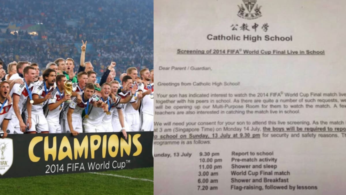 Catholic High Was Already Holding World Cup Final Screenings In 2014 — Students Watched The Final At 3am… Then Started Lessons At 7.20am