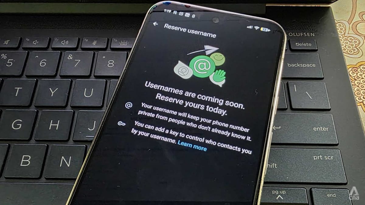 WhatsApp reserves high-profile usernames ahead of privacy feature rollout, Singapore leaders’ names blocked