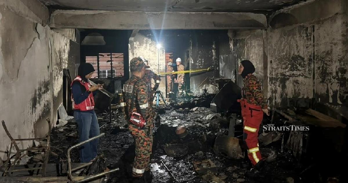 Uncle, 8-year-old nephew die in Klang shoplot blaze