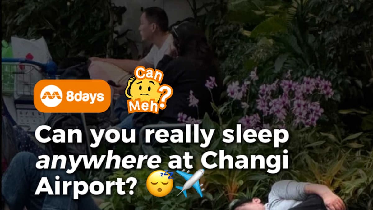 Can you really sleep anywhere at Changi Airport? A recent