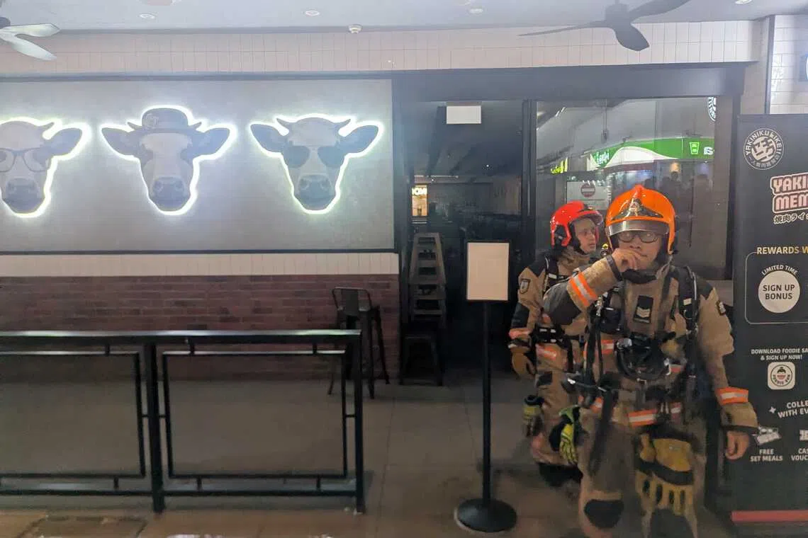 Over 100 people evacuated after fire breaks out at Junction 8 restaurant; 1 taken to hospital
