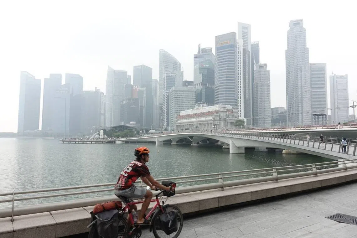 Air quality in Singapore’s central region back in unhealthy range