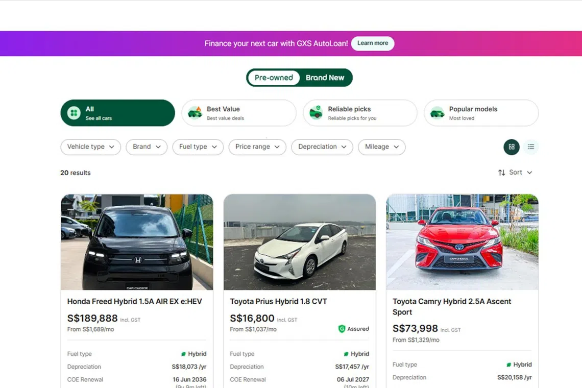 Grab launches car marketplace for new and pre-owned vehicles