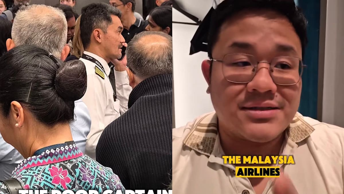 M’sia Airlines Pilot Spotted Calling HQ To Ask For Instructions Amid Chaos At Manchester Airport After Flight Diversion
