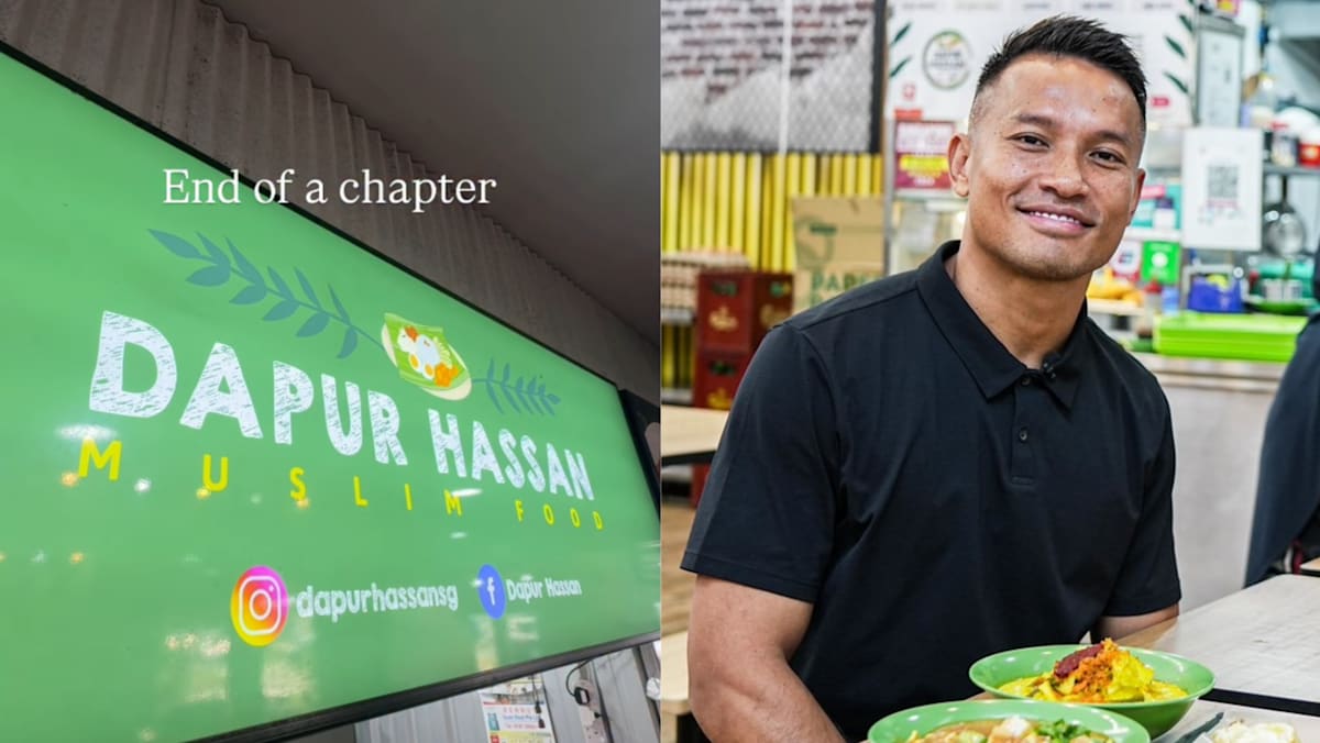 Singaporean footballer Hassan Sunny closes nasi padang stall Dapur Hassan, but plans to continue business